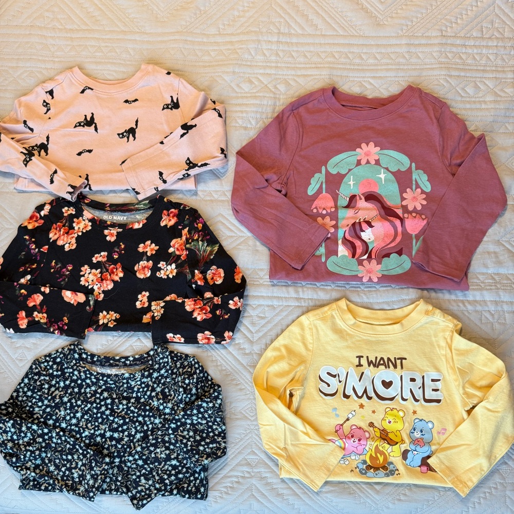 3T Old Navy Long-Sleeve Shirt Bundle